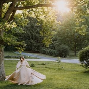 Reclamation beige cottage corset gown xs-xl